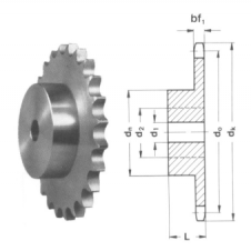 Звездочка цепи ПР-19,05-31,8 z=14 d=30